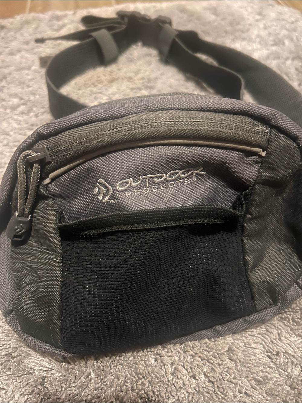 Gray fannypack